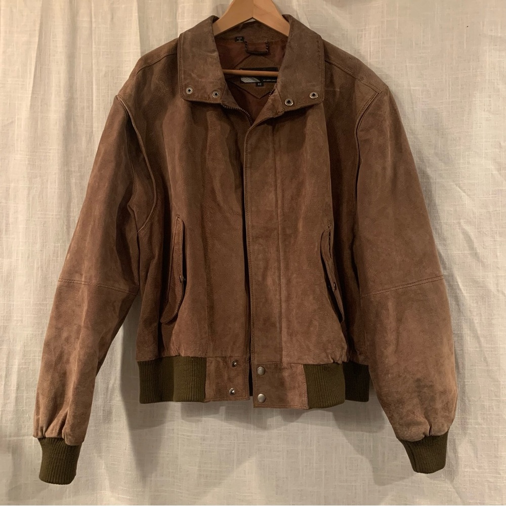 Members Only suede leather jacket